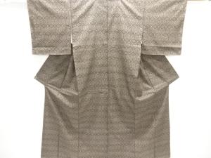 未使用品　麻の葉織り出し本場泥大島紬着物(5マルキ)